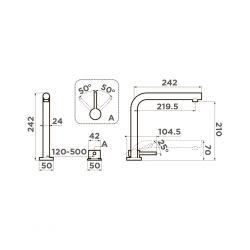 Кухонный смеситель OMOIKIRI NARA