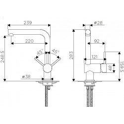 Кухонный смеситель OMOIKIRI TANIGAWA
