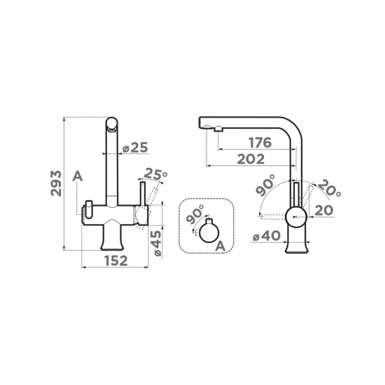 Кухонный смеситель OMOIKIRI HOTARU