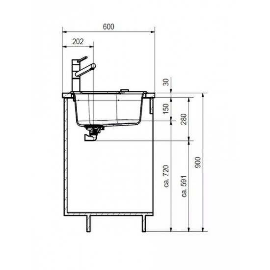 Franke AZG 661-E серый