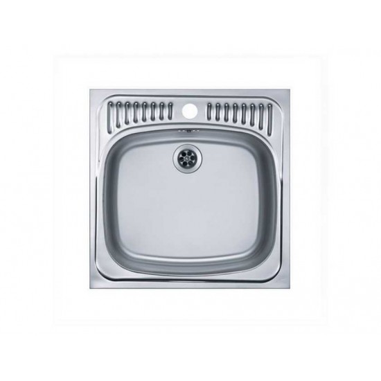 ALVEUS BASIC 130 NAT-60 465X465 1X нерж.сталь мойка