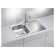 ALVEUS LINE 80 NAT-90 790X500 1X нерж.сталь мойка