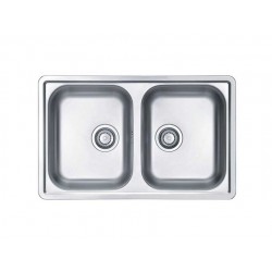 ALVEUS LINE 90 NAT-90 790X500 2X  нерж.сталь