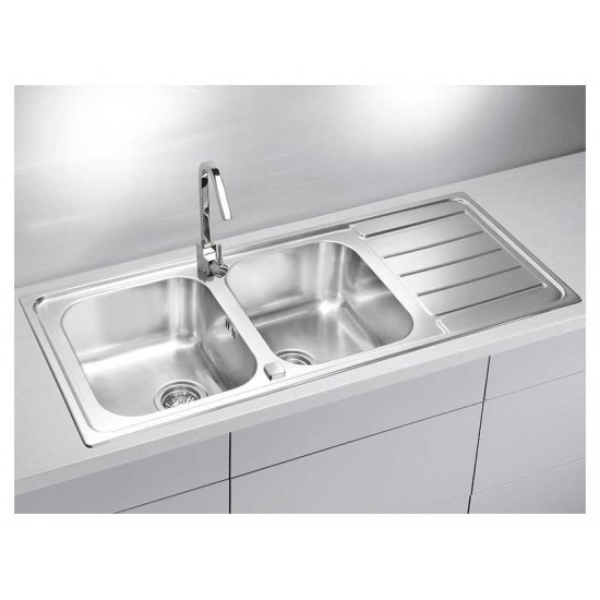 ALVEUS LINE 100 NAT-90 1160X500 2X  нерж.сталь