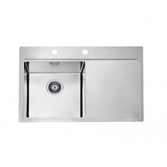 ALVEUS PURE 40L KMB-90 790X525 1X левая  нерж.сталь