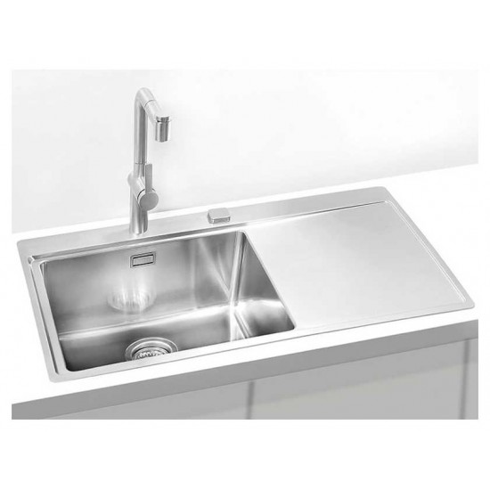 ALVEUS PURE 50L KMB-90 860X525 1X левая  нерж.сталь