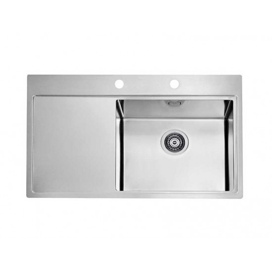 ALVEUS PURE 50R KMB-90 860X5251X правая  нерж.сталь