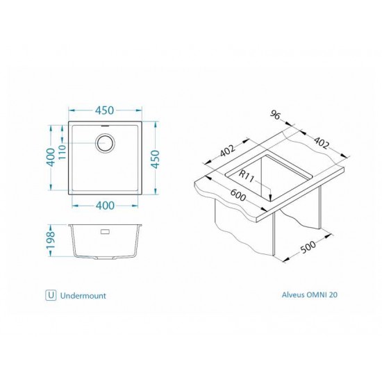 ALVEUS OMNI 20 GRANITAL ARCTIC-G11