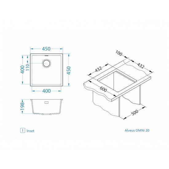 ALVEUS OMNI 20 GRANITAL CONCRETE-G81