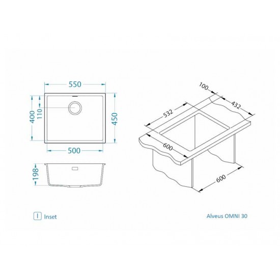 ALVEUS OMNI 30 GRANITAL TERRA-G22