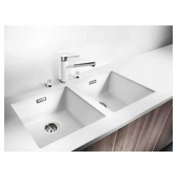 Blanco Subline 400-U Silgranit(мягкий белый) INFINO