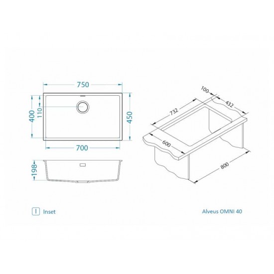 ALVEUS OMNI 40 GRANITAL CONCRETE-G81