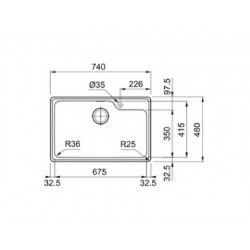 Franke BCX 610-74 TL