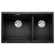 Blanco SUBLINE 430/270-U SILGRANIT PuraDur черный c отв.арм. InFino