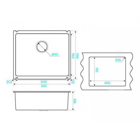 Kuchenstern SUBKERAM 60 KeraPlus крист. белый