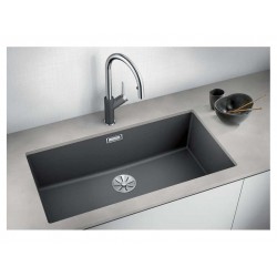 Blanco SUBLINE 800-U SILGRANIT PuraDur черный с отв.арм. InFino