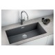 Blanco SUBLINE 800-U SILGRANIT PuraDur черный с отв.арм. InFino