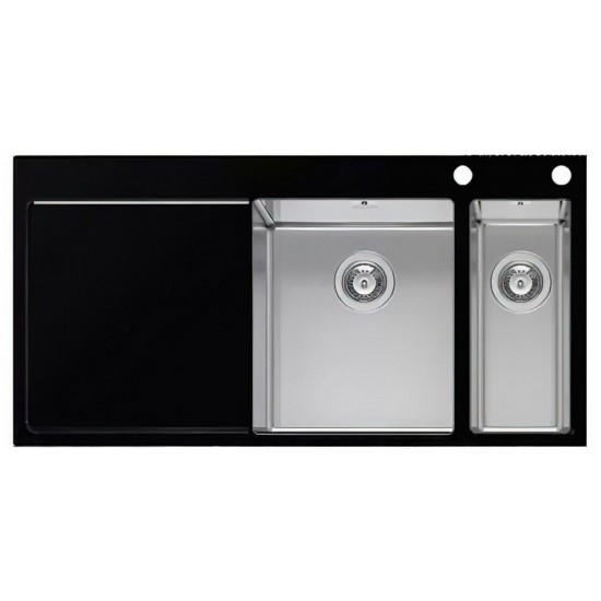 Imenza Instinct 1 1/2B 1D черная (чаша справа)