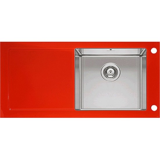 Imenza Passion 1B 1D (100x50) красная  (чаша справа)