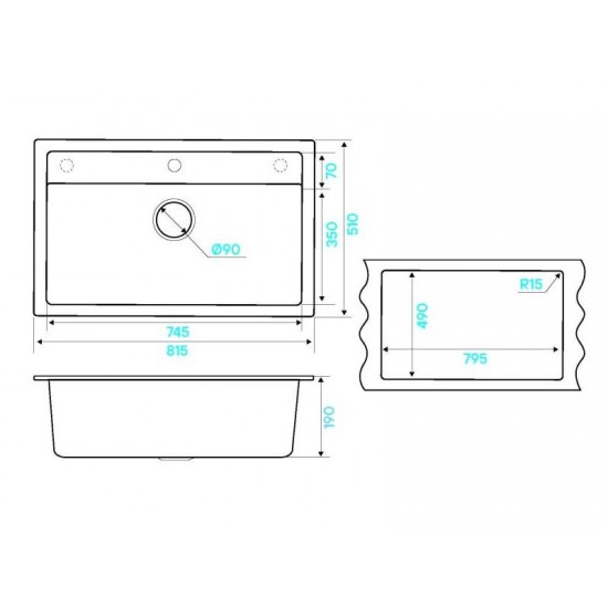 Kuchenstern TOP 80 Ku-Granit