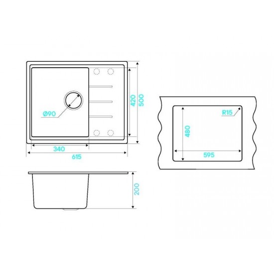 Kuchenstern FLUG 45 Ku-Granit