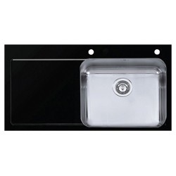 Imenza Adventure 1B 1D (100x53) черная (чаша справа)