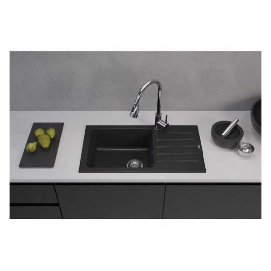 ALVEUS PRIMROSE PS SAT нерж. сталь смеситель (выдвижной излив)