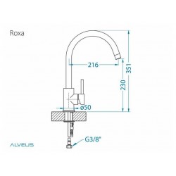 ALVEUS ROXA CHR хром
