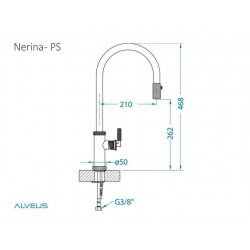 ALVEUS NERINA - PS CHR хром