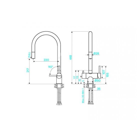 Kuchenstern DRIM-FS нерж.сталь