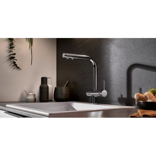 Blanco FONTAS II сатин тёмная  сталь