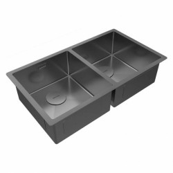 Мойка для кухни Paulmark Next 78 см вороненая сталь PM207844-GM