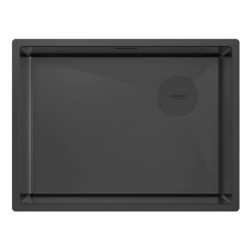 Мойка для кухни Paulmark Next-Skew 58 см черная матовая PM885844-MBN