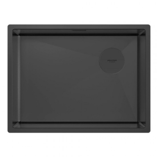 Мойка для кухни Paulmark Next-Skew 58 см черная матовая PM885844-MBN