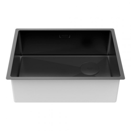 Мойка для кухни Paulmark Next-Skew 58 см черная матовая PM885844-MBN