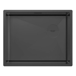 Мойка для кухни Paulmark Next-Skew 54 см матовый черный PM885444-MBN