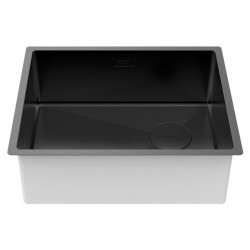 Мойка для кухни Paulmark Next-Skew 54 см матовый черный PM885444-MBN