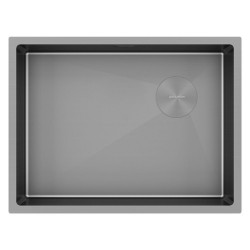 Мойка для кухни Paulmark Next-Skew 58 см серая матовая PM885844-MG