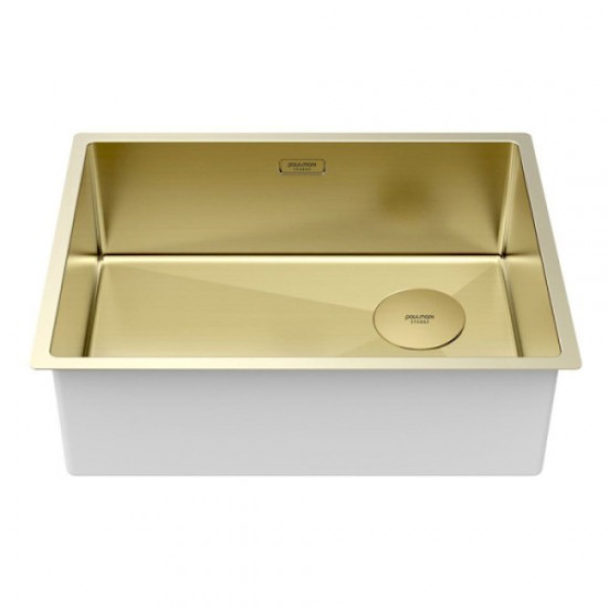 Мойка для кухни Paulmark Next-Skew 58 см светлое золото PM885844-LG