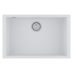 Мойка для кухни Paulmark Neo classic 69 см белая матовая PM966944-WH