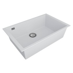 Мойка для кухни Paulmark Neo classic 69 см белая матовая PM966944-WH