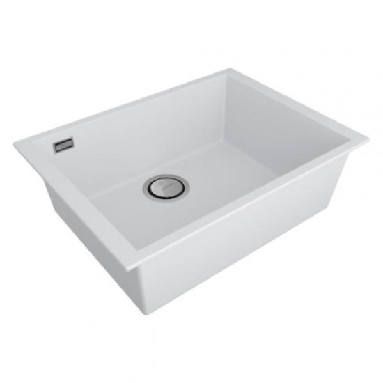 Мойка для кухни Paulmark Neo classic 60 см белая матовая PM966044-WH