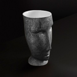 Раковина напольная Kerasan Artwork Moloco белый/античная платина 474061