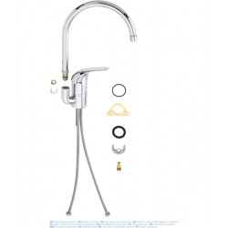 Смеситель для кухни Grohe Euroeco высокий излив 32752000