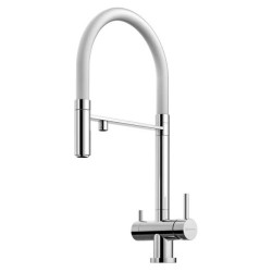 Смеситель для питьевой воды Omoikiri Kanto C хром/белый 4994015