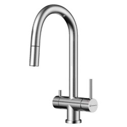 Смеситель для питьевой воды Omoikiri Akita-S BN нержавеющая сталь 4994302