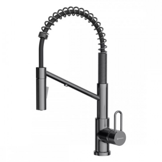 Смеситель для питьевой воды Omoikiri Mikawa 2 Plus-SB GM вороненая сталь 4994454