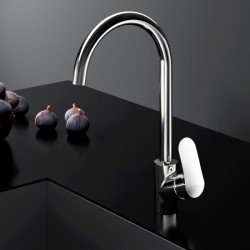 Смеситель для кухни Am.Pm Like с высоким изливом хром F8007100