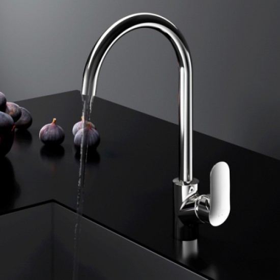 Смеситель для кухни Am.Pm Like с высоким изливом хром F8007100 Staron