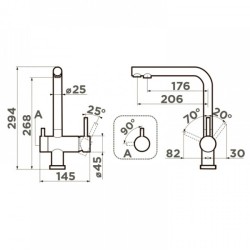 Смеситель для питьевой воды Omoikiri Nagano LG светлое золото 4994178